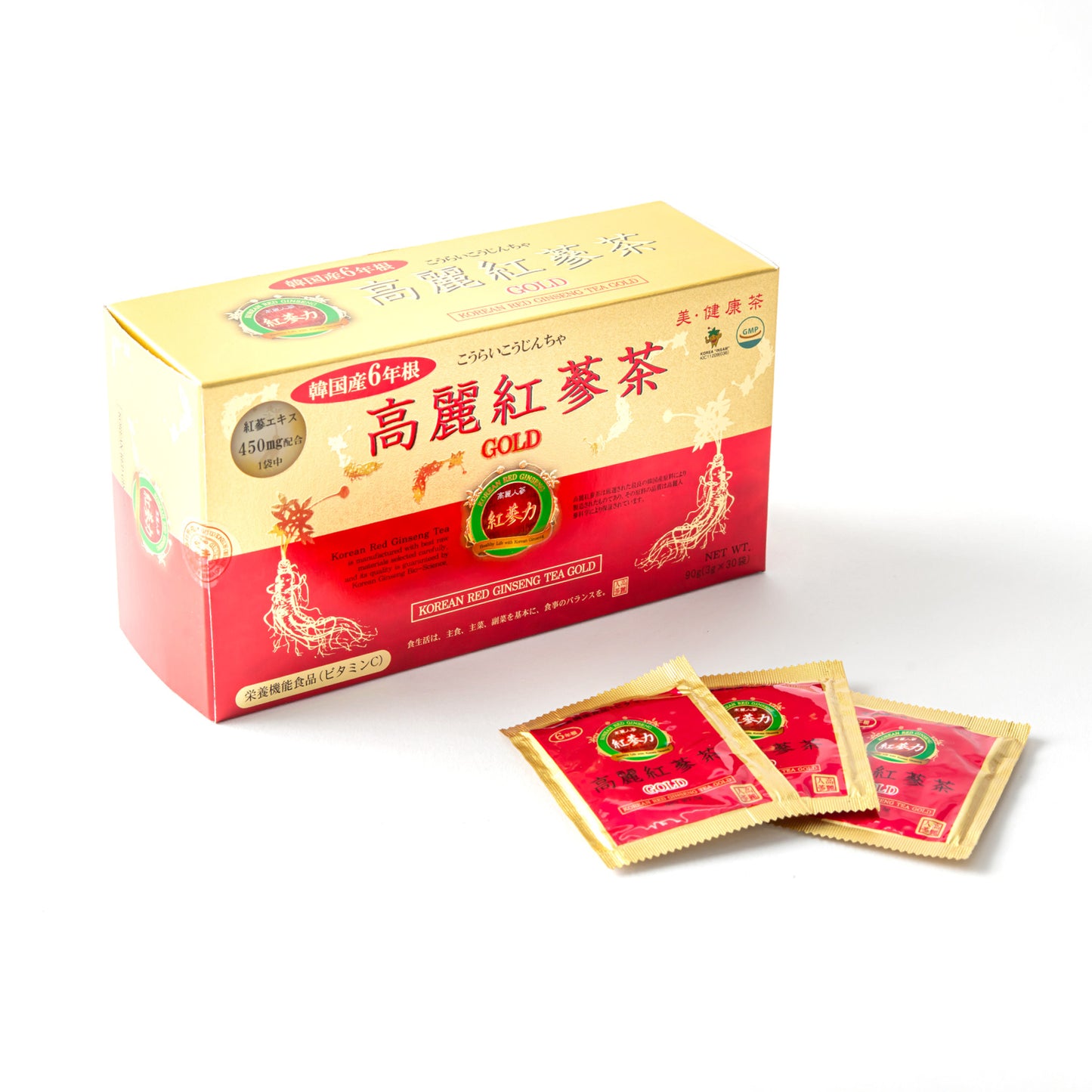 高麗紅参茶GOLD(3g×30包) 人生のサイド