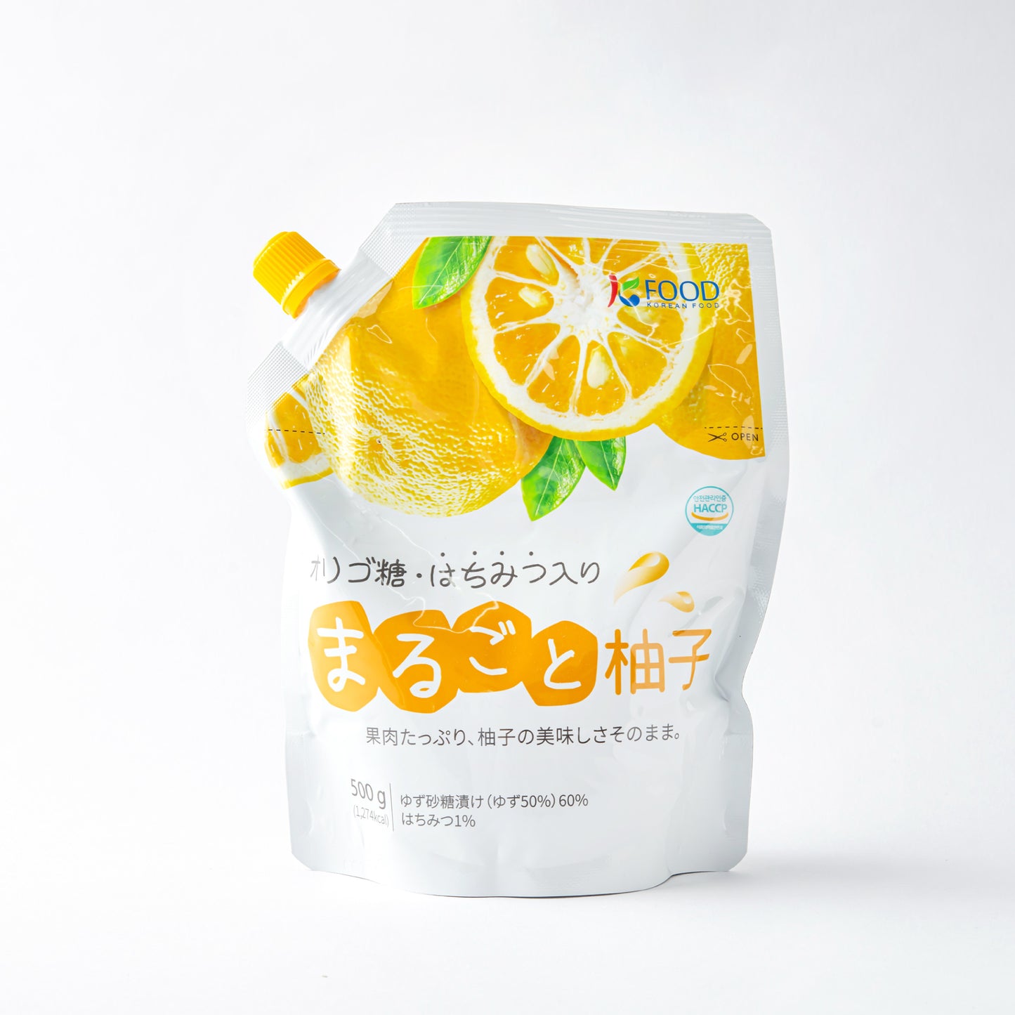 まるごと柚子500g 人生のサイド