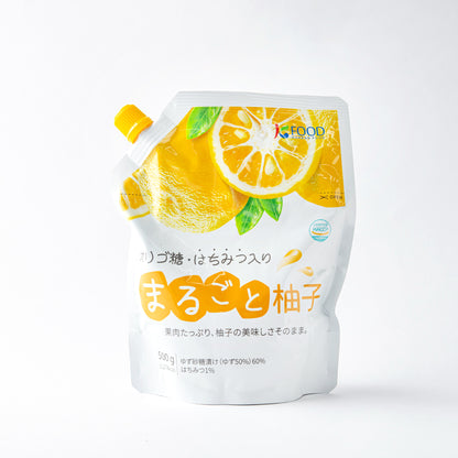 まるごと柚子500g 人生のサイド