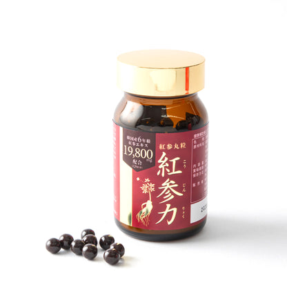 紅参力丸粒(120粒) 人生のサイド